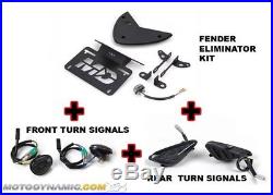 12-14 BMW S1000RR HP4 FRONT + REAR LED Turn Signal Lights + Fender Eliminator