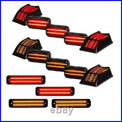 14X LED Roof Cab Side Marker Light Fender Turn Signal Running Lamp For Hummer H2