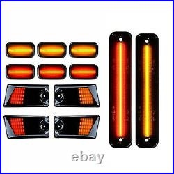 14X LED Roof Side Light+fender Turn Signal Lamp For Hummer H2 03-09 H2 SUT 05-09