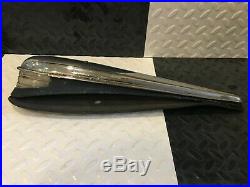 1940 1955 Cadillac Top of Fender Spear Emblem Chrome Ornament Insert Lighted