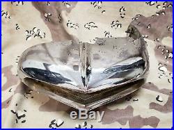 1956 56 ford victoria Chrome Turn Signal Housing Lower Fender Extension Oem