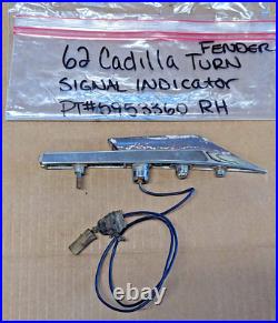 1962 Cadillac Fender Right Turn Signal Indicator Pt# 5953360 Rh Oem