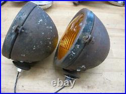 2 Vintage KD 775 12 Volt Turn Signal lights