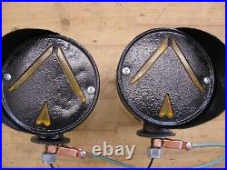 2 Vintage Signal Stat 12 Volt Turn Signal lights