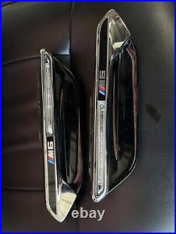 2013-2018 BMW F06 Right M6 Left front Fender Side Marker Trim Turn Signal OEM