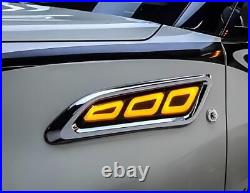 2021-2024 For Nissan Armada LED Fender Daytime Running Lights/ Turn Signals