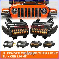 2021 Newest DRL Fender LED Turn Signal Lights For Wrangler JL JT Gladiator 2021