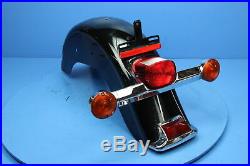 #2856 07 Harley Softail Heritage Rear Back Fender & Brake Light Turn Signal