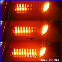 2X Plug and Play white&amber with flash Newest Fender LED Turn Signal Light Lamp