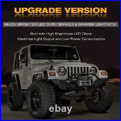 39 Led Tail Fender Side Marker Light Turn Signal Lamp For Jeep Wrangler TJ 97-06