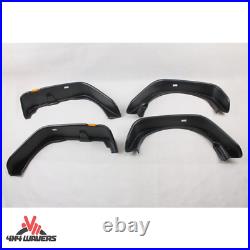4x4wavers Tubular Fender Flares with side turn signal light (Front & Rear)