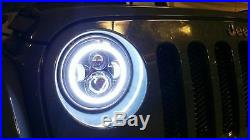 7 LED Headlight+4 Fog+Turn Signal+Fender Light Kit For 07-17 Jeep Wrangler JK