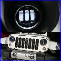 7 LED Headlight+ Fog Light+ Turn Signal+ Fender Lamp Kit 07-17 Jeep Wrangler JK