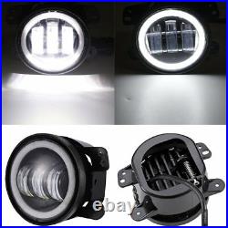 7 LED Headlight + Fog Light+Turn Signal+ Side Marker for Jeep Wrangler JK 07-18