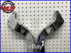 86-99 Harley SOFTAIL FLSTFI OEM Fender Strut Covers Support with Turn Signals