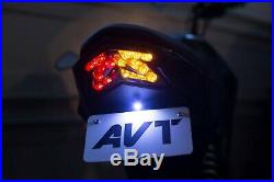 AVT z125 Pro Fender Eliminator Kit LED Integrated Turn Signals Tail Light