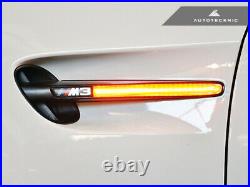 AutoTecknic Amber LED Fender Turn Signals Fits 08-13 BMW E90 M3 E92 / E93 M3