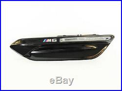 BMW M6 F06 F12 F13 Fender Turn Signal LEFT gril BLACK OEM 8050519