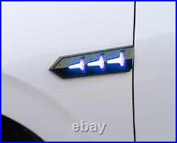 Carbon Fiber Led Side Mark Fender Light Turn Signal For Honda Civic 11th 22-2023