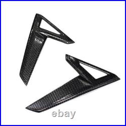 Carbon Fiber Side Fender Turn Signal Marker Lamp Cover Trim For Tesla Model S