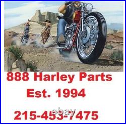 Chrome Rear Fender Struts with No Turn Signals Holes Harley FXWG 1980-1986