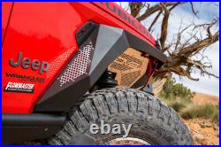DV8 Offroad for 18-21 Jeep Wrangler JL Armor Fenders with LED Turn Signal Lights
