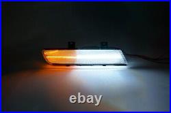 Dynamic LED Bumper Side Marker Turn Signal Light For Chevy Corvette C4 1991-1996