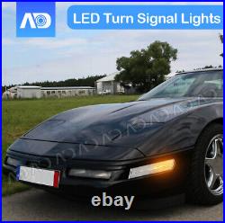 Dynamic LED Side Marker Turn Signal Lights For 1991-1996 Chevrolet Corvette C4