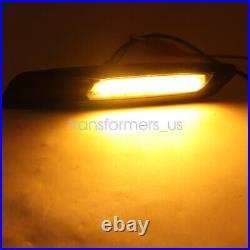Dynamic Smoke LED Fender Side Marker Turn Signal Light For BMW E90 E91 E92 E93