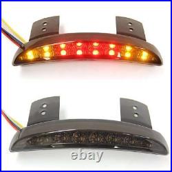 Eagle Lights Smoke Chopped Fender Edge LED Taillight with Integrated Turn Signal