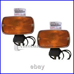 Fender Amber Turn Signal Lights 81510-60140 Genuine Toyota LandCruiser FJ40 FJ45