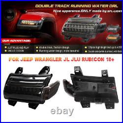 Fender Blinker Sequential Turn Signal Light For Jeep Wrangler JL JLU Rubicon 18+