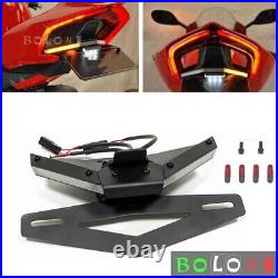 Fender Eliminator Kit with Turn Signal Lights For Ducati Panigale V4S V2 2018-2022