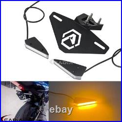 Fender Eliminator License Plate Holder LED Turn Signals Light For Yamaha YZF R1