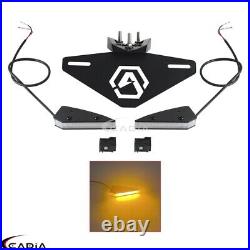 Fender Eliminator License Plate Holder LED Turn Signals Light For Yamaha YZF R1