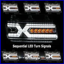 Fender Lights For 2018+ Jeep Wrangler JL Gladiator JT LED DRL Sequential Turn