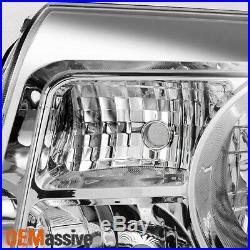 Fit 09-11 Pilot Chrome Clear Headlight Front Lamp Driver/Left Side Replacement