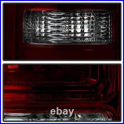 For 09-15 Honda Pilot DEEP WINE RED Complete LEFT RIGHT Smoke Lens Tail Light