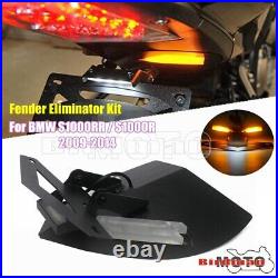 For 2009-2014 BMW S1000RR S1000R LED Turn Signal Tail Tidy Fender Eliminator Kit