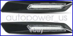 For BMW E90 E91 SMOKE LENS LED Fender Side Marker Light Turn Signal Lamp