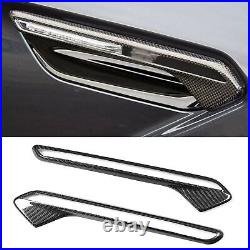 For BMW M6 F12 F13 2013-up Carbon Fiber Side Fender Vent Trim Turn Signal Frame