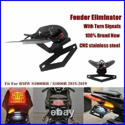 For BMW S1000RR / S1000R 15-19 Fender Eliminator Kit Motorcycle LED Turn Signals