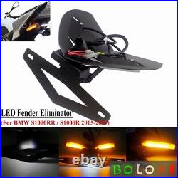 For BMW S1000RR S1000R 2015-2019 Fender Eliminator Kit with LED Turn Signal Lights