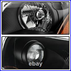 For Blk 2003-2005 Honda Pilot Replacement Headlights Headlamps 03-05 Left+Right