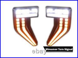 For Ford F-150 2021-2022 Side Marker Light LED Fender Light Streamer Turn Signal