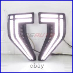 For Ford F150 Raptor 21-22 LED Side Fender Marker Light with Dynamic Turn Signal