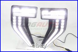 For Ford F150 Raptor 21-22 LED Side Fender Marker Light with Dynamic Turn Signal