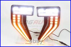 For Ford F150 Raptor 21-22 LED Side Fender Marker Light with Dynamic Turn Signal