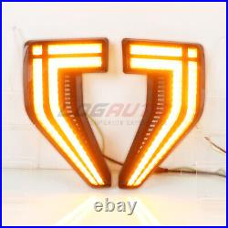 For Ford F150 Raptor 21-22 LED Side Fender Marker Light with Dynamic Turn Signal