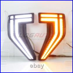 For Ford F150 Raptor 21-22 LED Side Fender Marker Light with Dynamic Turn Signal